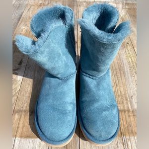 UGG Women’s Bailey Button II Blue Boots